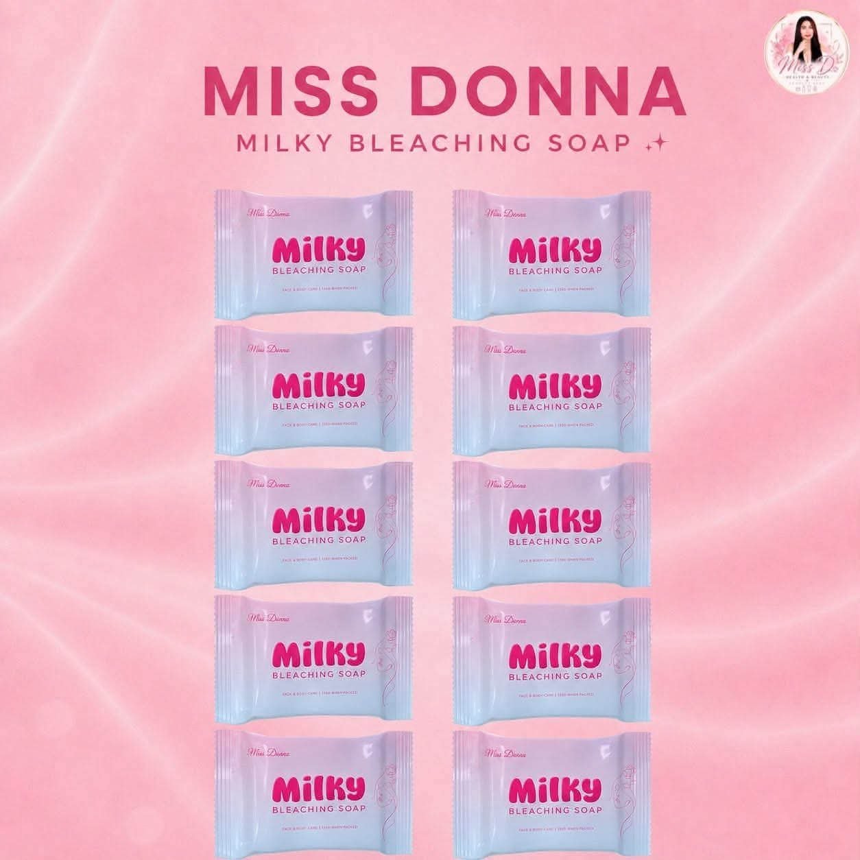Miss Donna MILKY Bleaching Soap 10PCS